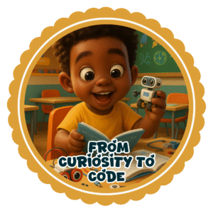 From curiosity to code- Motivation Circle Sticker