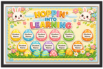 'Hoping Into Learning' - Classroom Display Flex Banner(6ft by 4ft)