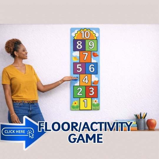 Floor Game Stickers and flex