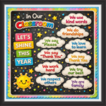 'In our classroom  ' - Classroom Display Flex Board(4ft by 4ft)