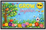 'Grow together'-Classroom Display Flex Banner(6ft by 4ft)
