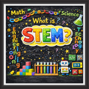 'What is stem  ' - Classroom Display Flex Board(4ft by 4ft)