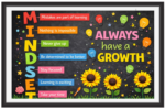 'Always have a growth'-Classroom Display Flex Banner(6ft by 4ft)