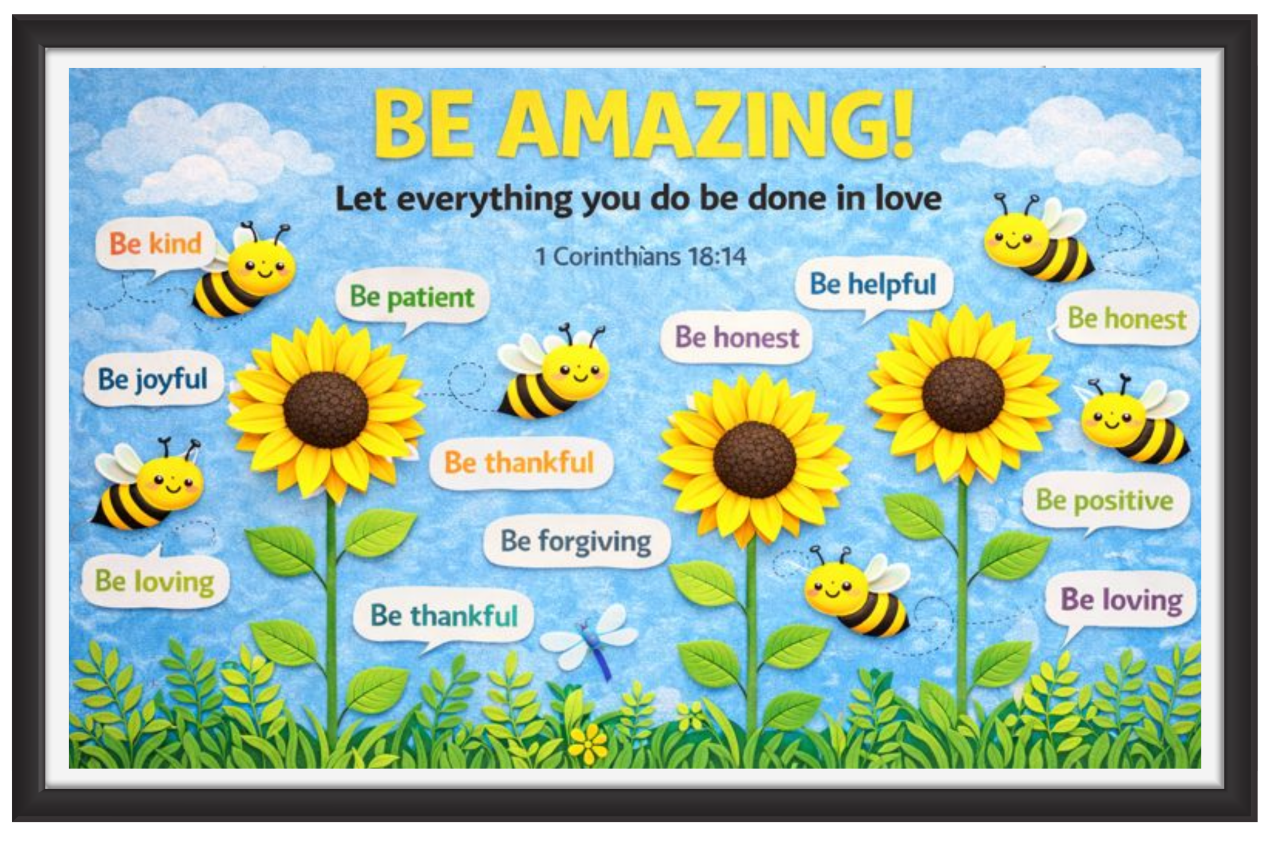'Be amazing!'-Classroom Display Flex Banner(6ft by 4ft)