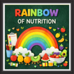 'Rainbow of nutrition  ' - Classroom Display Flex Board(4ft by 4ft)