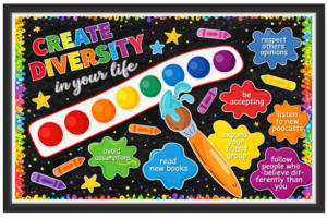 'Create Diversity in your life'-Classroom Display Flex Banner(6ft by 4ft)