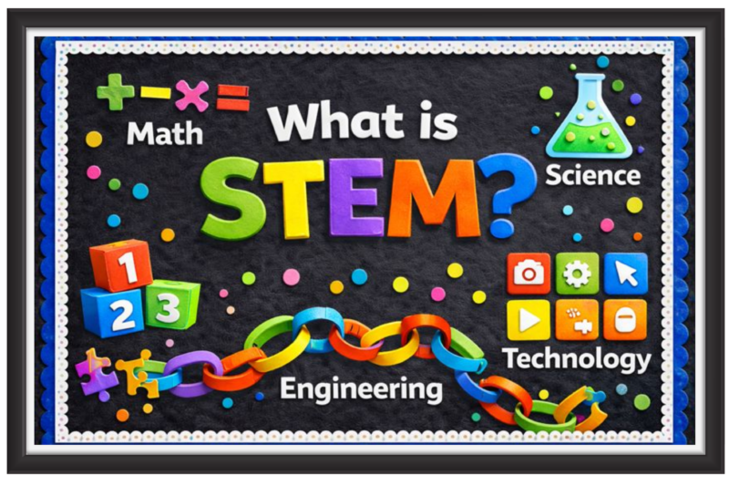 What is Stem?’- Classroom Display Flex Banner(6ft by 4ft) - ebencuts