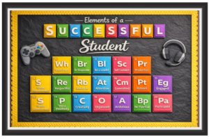 'Element of a Successfull student'-Classroom Display Flex Banner(6ft by 4ft)