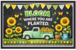 'Bloom where you are planted'- Classroom Display Flex Banner(6ft by 4ft)