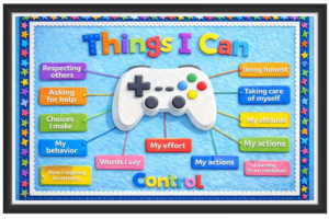 'Things i can control'-Classroom Display Flex Banner(6ft by 4ft)