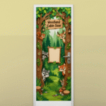 "Animal Forest Theme" -Door sticker on paper